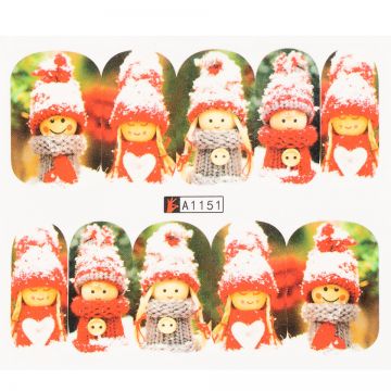 Tatuaj Unghii LUXORISE Holiday Puppet, A1151