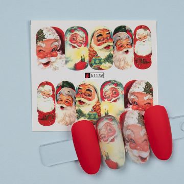 Tatuaj Unghii LUXORISE Santa's Laugh, A1136