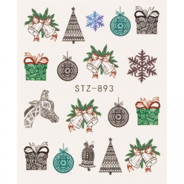 Tatuaj Unghii LUXORISE Simple Holiday Dream, STZ-893