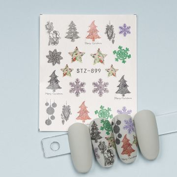 Tatuaj Unghii LUXORISE Simple Holiday Wonder, STZ-899