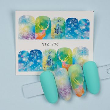 Tatuaj Unghii LUXORISE Winter Remix, STZ-796