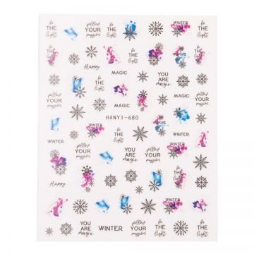 Abtibild Unghii SensoPRO Milano - Crystal Flakes