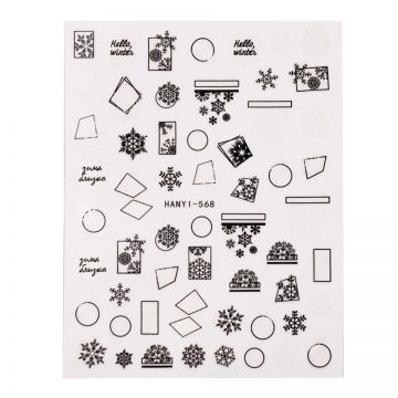 Abtibild Unghii SensoPRO Milano - Frosty Treasures