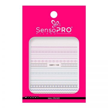 Abtibild Unghii SensoPRO Milano - Snowy Lace