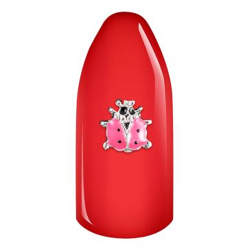 Decoratiune Unghii 3D - Pink Ladybug