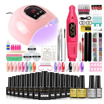 Kit Manichiură Unghii Ojă Semipermanentă ZH13