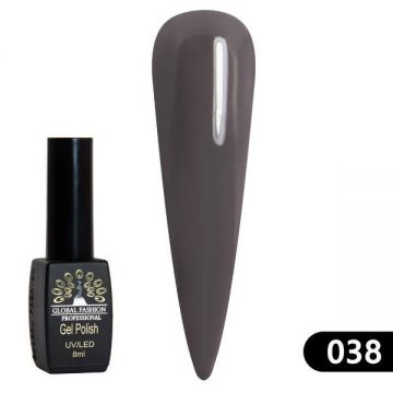Oja semipermanenta Black Elite, Global Fashion 8 ml, 038