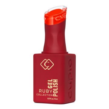 Oja semipermanenta Cupio Ruby Collection - Flame Scarlet 15ml