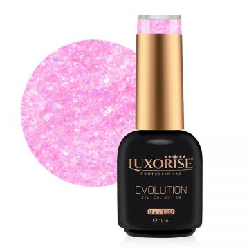 Oja Semipermanenta LUXORISE Evolution, Fairy Glow - Rosy Twinkle 10ml