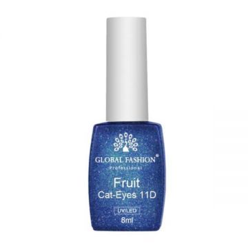 Ojă semipermanentă ochi de pisică Fruit 11D, 11, 8 ml