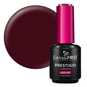 Oja Semipermanenta PRESTIGIO SensoPRO Milano - Burgundy Night 15ml