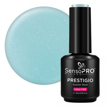 Rubber Base PRESTIGIO SensoPRO Milano - Caribbean Blue 15ml