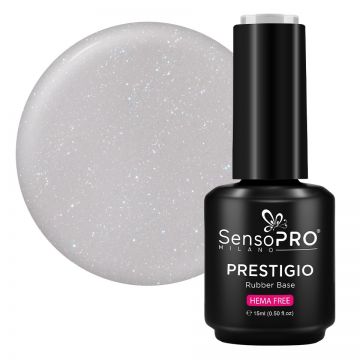 Rubber Base PRESTIGIO SensoPRO Milano - Glass Shimmer 15ml