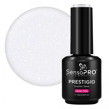 Rubber Base PRESTIGIO SensoPRO Milano - Sparkle Whisper 15ml
