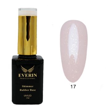 Shimmer Rubber Base Everin 15ml- 17