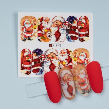 Tatuaj Unghii LUXORISE Santa's Fantasy, A1135