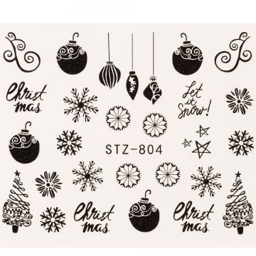 Tatuaj Unghii LUXORISE Simple Holiday Treats, STZ-804