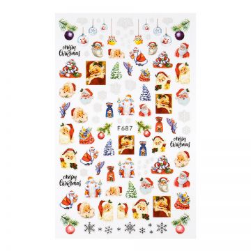 Abtibild Unghii SensoPRO Milano Santa Charm, model F687