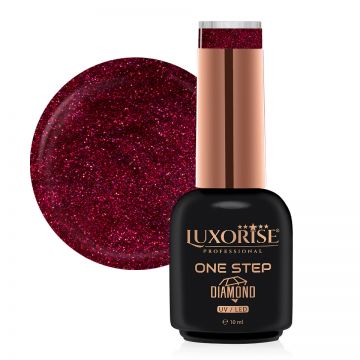 Oja Semipermanenta One Step Diamond LUXORISE - Ruby Crush 10ml