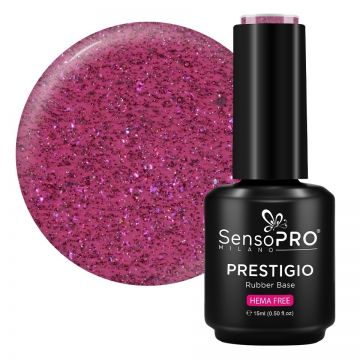 Rubber Base PRESTIGIO SensoPRO Milano - Berry Glow 15ml