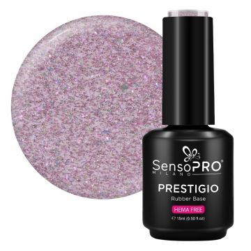 Rubber Base PRESTIGIO SensoPRO Milano - Mystic Glitter 15ml