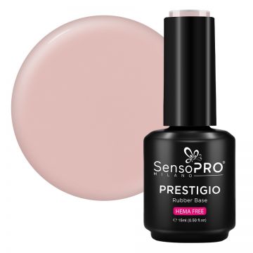 Rubber Base PRESTIGIO SensoPRO Milano - Peaches n' Cream 15ml
