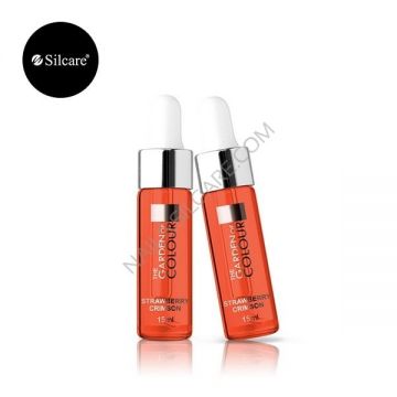 Ulei Cuticule cu Pipeta 15ml Base One Silcare Strawberry Crimson Ulei Cuticule cu Pipeta 15ml Base One Silcare Strawberry Crimson
